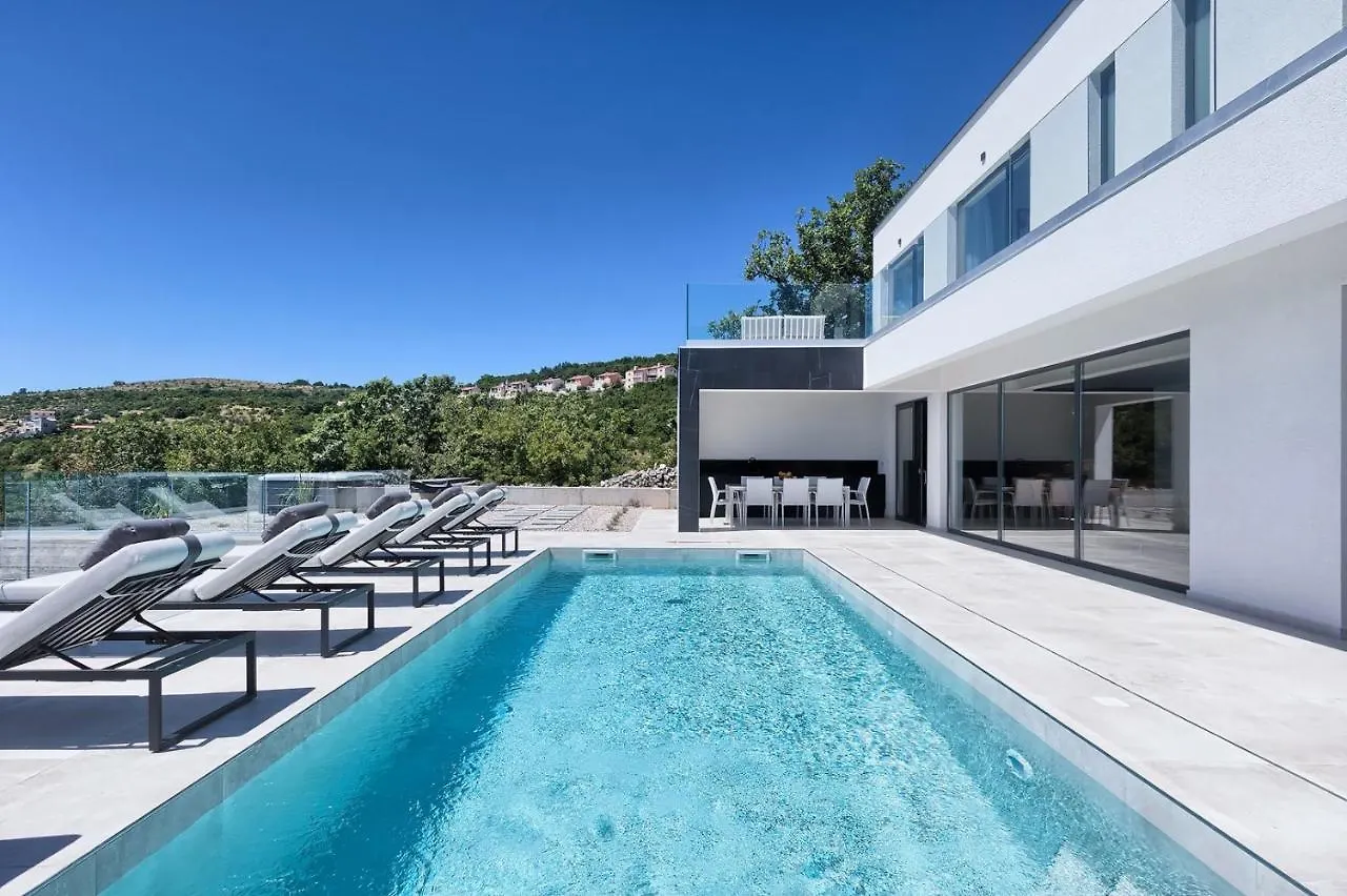Villa Ultima With Sea View, Private Pool, Jacuzzi, Gym And Sauna Vicani 0*,  Kroatien